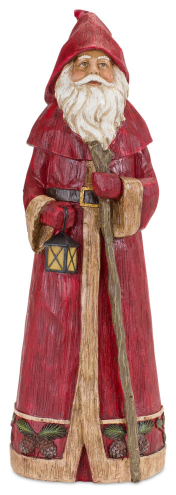 Santa Figurine, 2-Piece Set