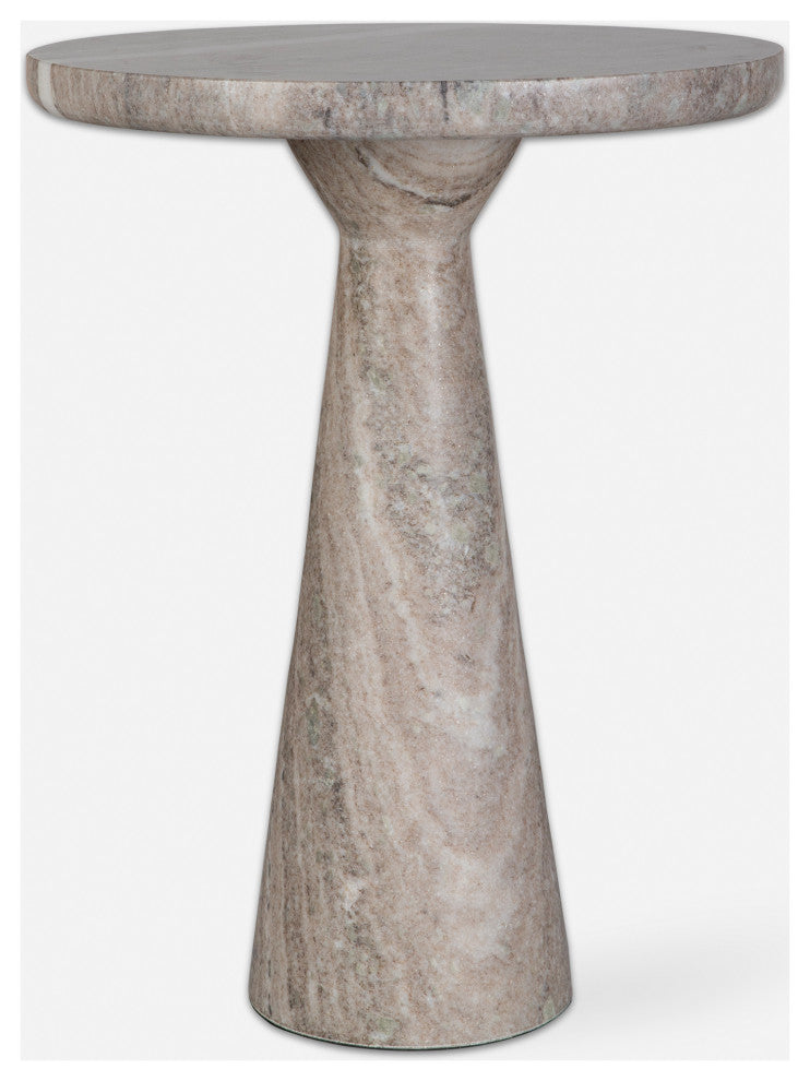 Uttermost Stour Marble Accent Table