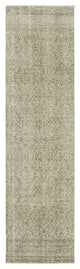 Rug N Carpet - Handmade Oriental 2' 8" x 10' 0" Over-dyed Hallway Runner Rug