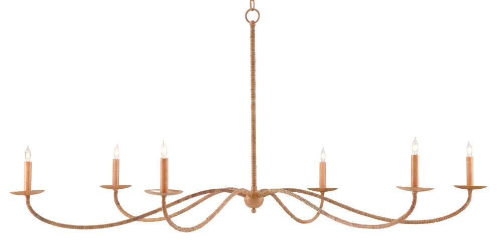 Saxon Rattan Chandelier