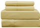 650TC Wrinkle-Free Solid Cotton Blend Sheet Set, Gold, Split King