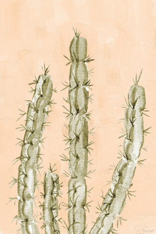 "Be a Cactus" Painting Print on Wrapped Canvas, 12x18