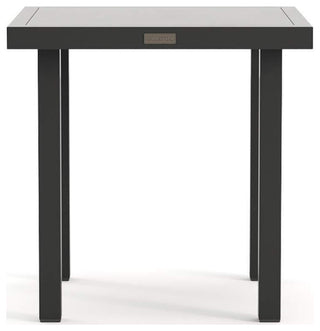 Solid Top 24" Square Side Table, Antique Bisque