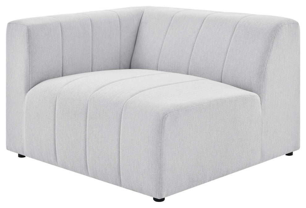 Loveseat Sofa, Fabric, Ivory White, Modern, Living Lounge Hotel Hospitality