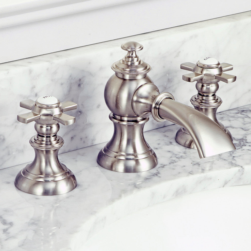 Water Creation Modern Classic Widespread Lavatory Faucet With Pop-Up Drain