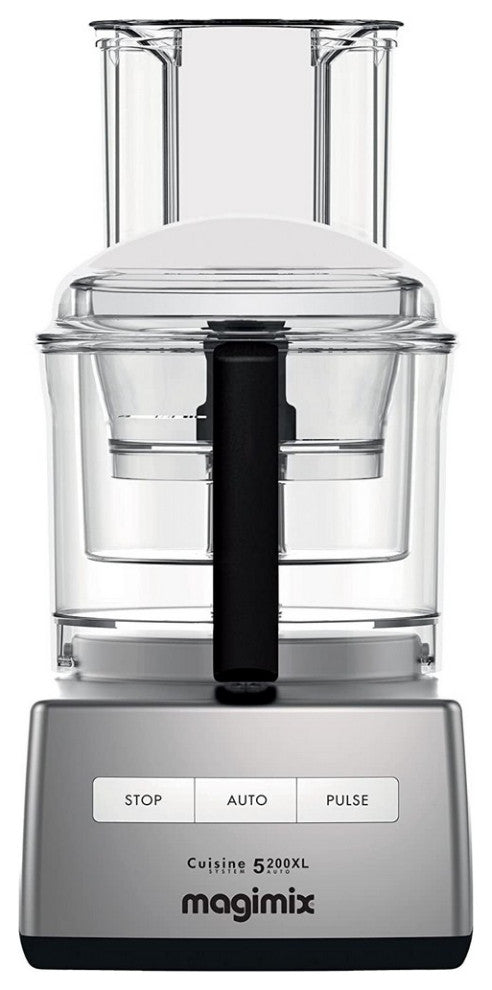 Magimix Compact 5200 XL Food Processor, Brushed Chrome