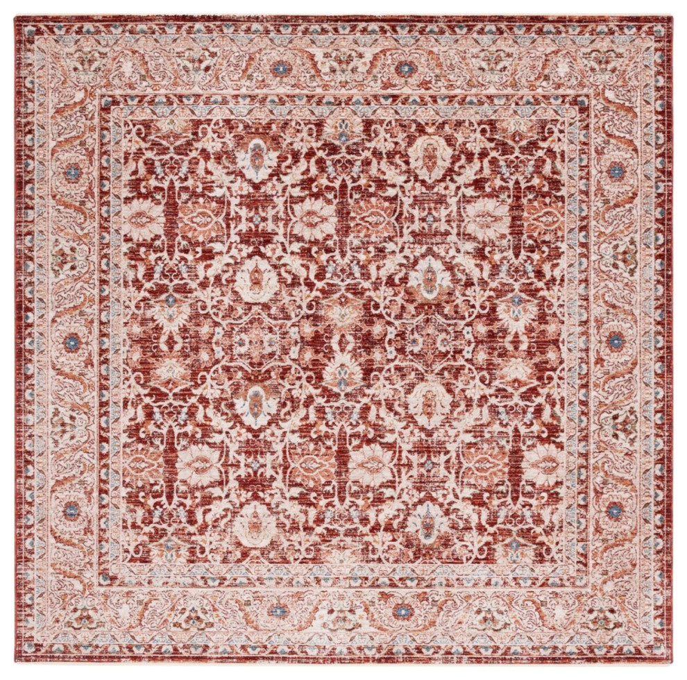 Safavieh Lauren Ralph Lauren Collection LRL1310 Rug, Oxblood, 6'7" Square
