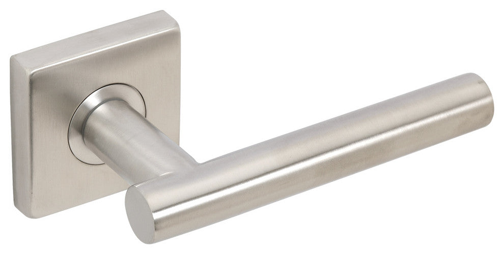 Copenhagen Lever, Tubular Passage, Satin Stainless Steel, 2-3/4" Backset