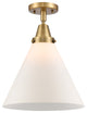 INNOVATIONS LIGHTING 447-1C-BB-G41-L X-Large Cone Flush Mount