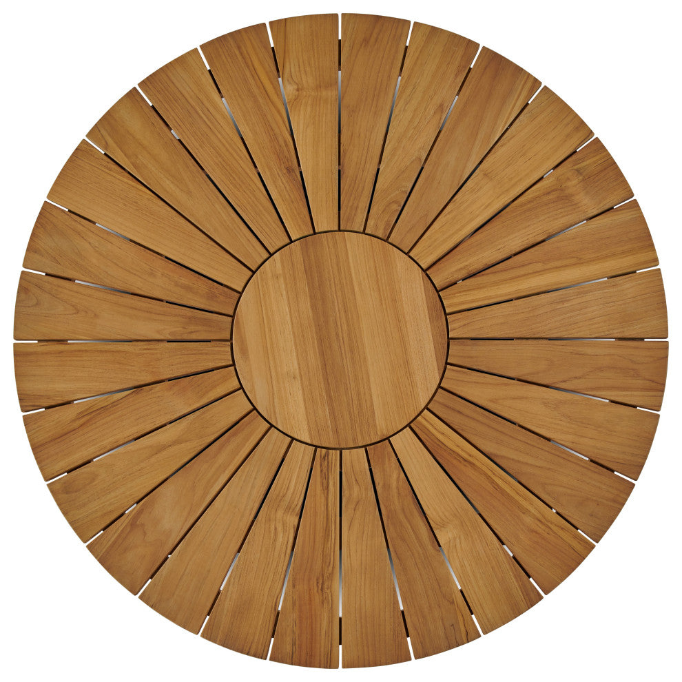 Cambria Round Teak Outdoor Dining Table