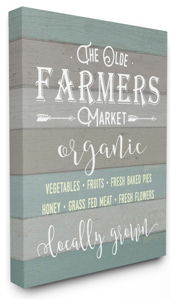 Stupell Ind. Olde Farmers Market Canvas Wall Art, 30x40