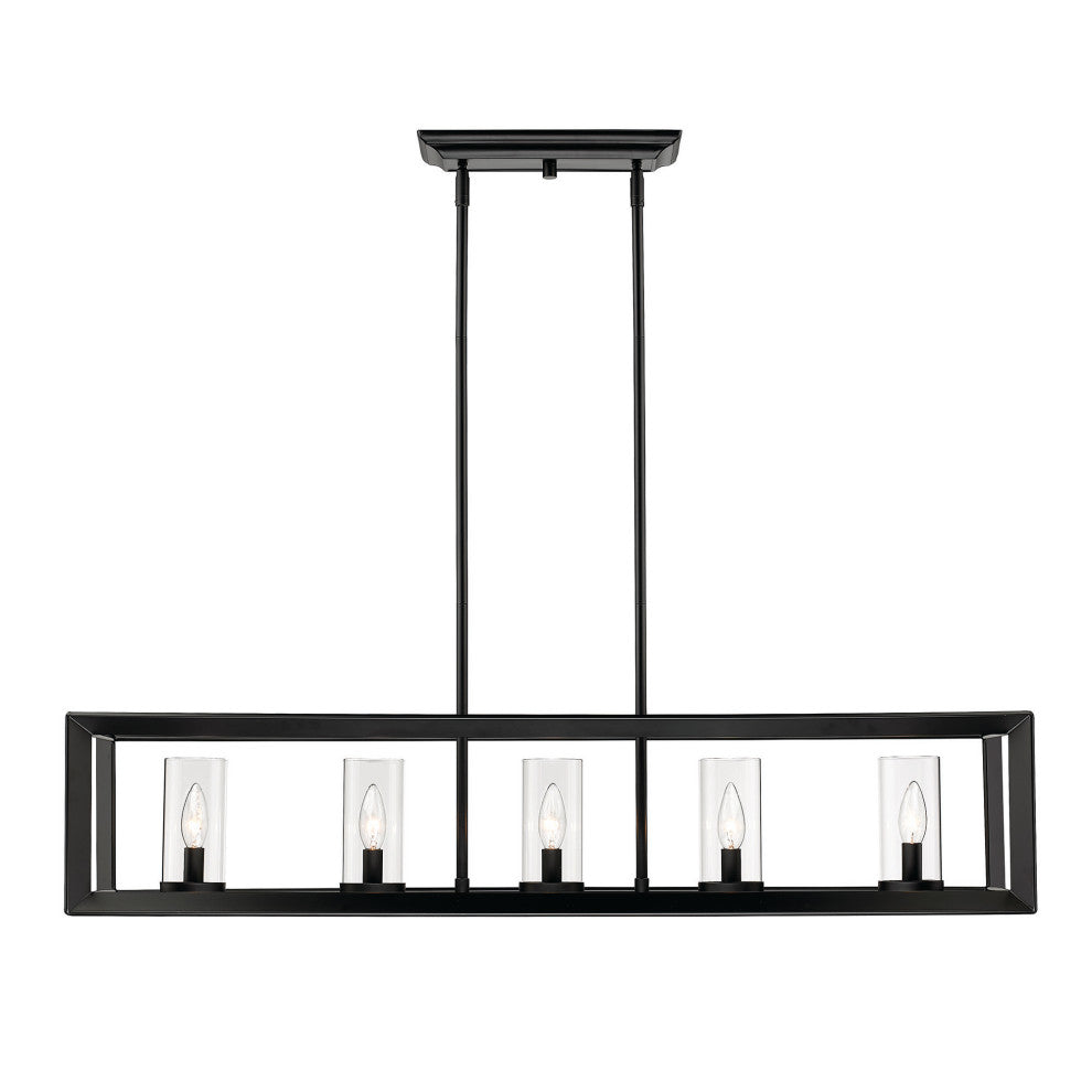 Smyth Linear Pendant, Matte Black, Matte Black