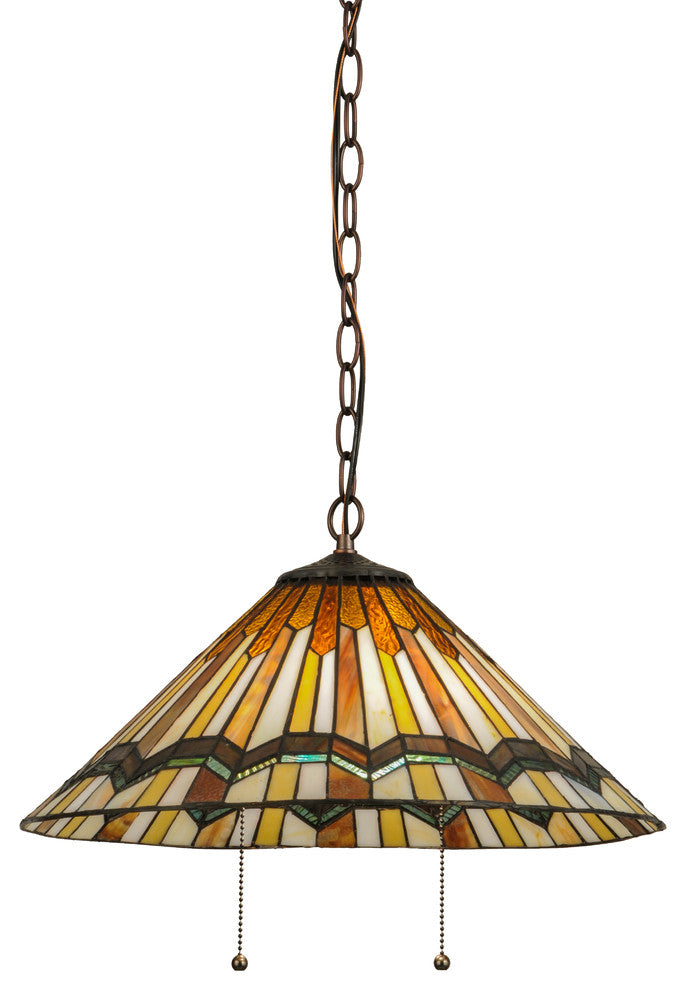 Meyda lighting 143461 18"W Prairie Delta Pendant