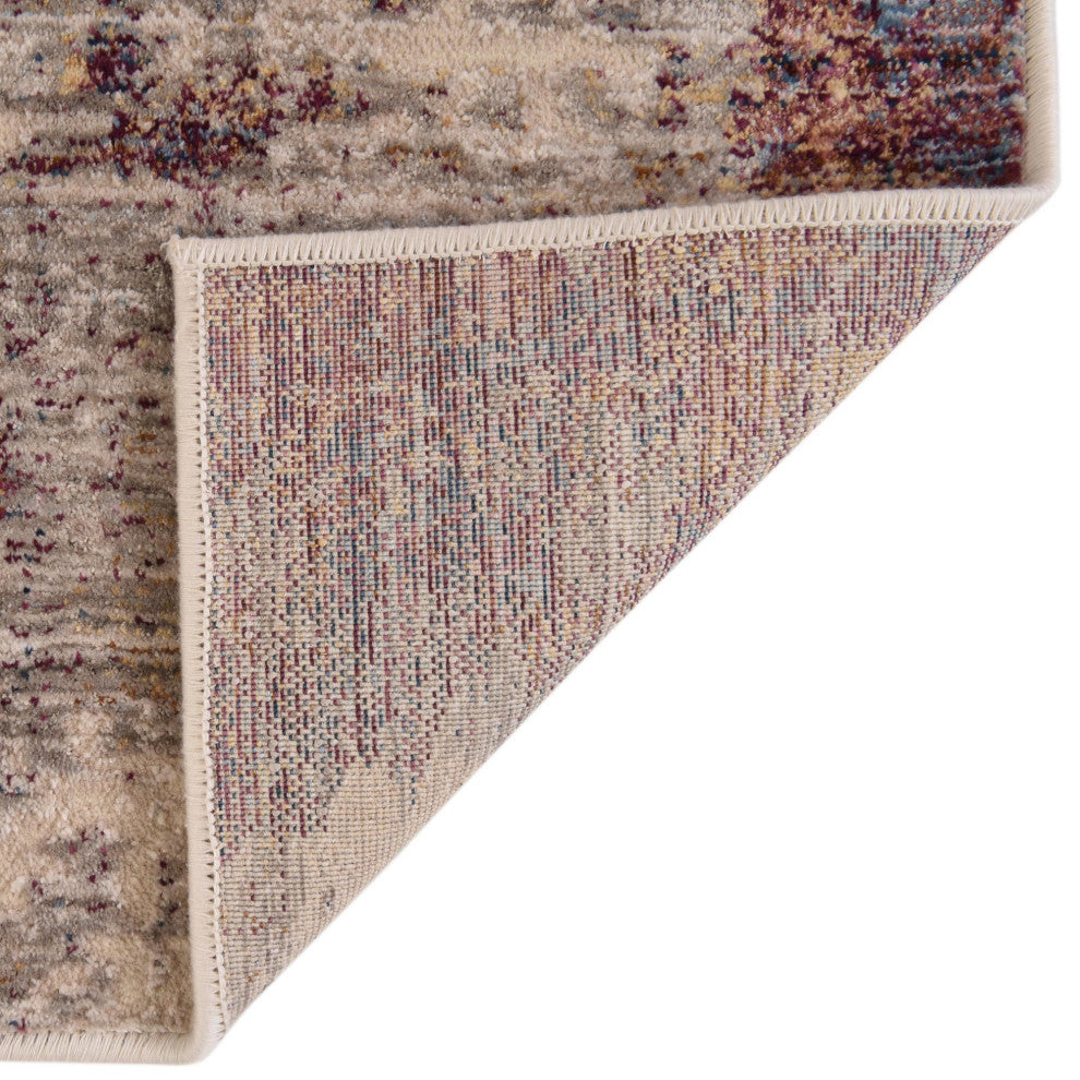 Unique Loom Cloud Deepa Rug, Multi, 2'x6' Runner