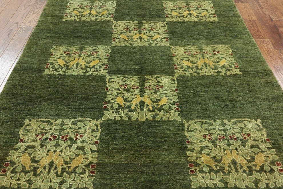 Oriental Chobi Hand Knotted Area Rug 6'x8', P2603
