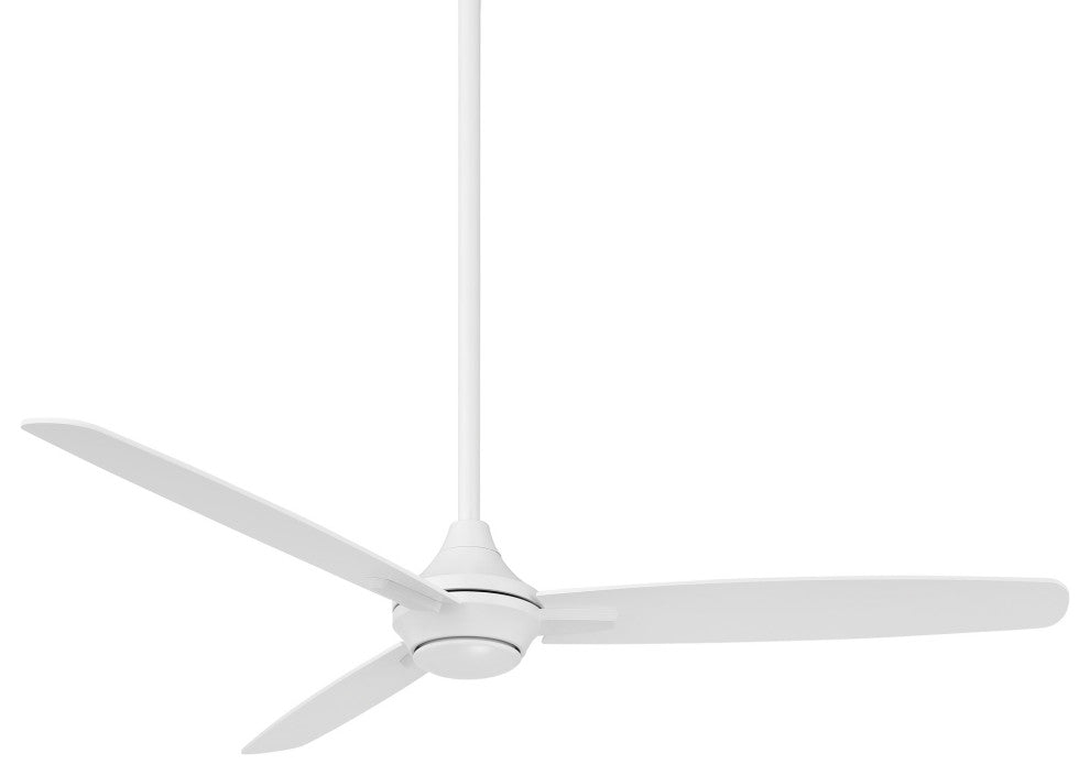 Blitzen Indoor/Outdoor 3-Blade Smart Ceiling Fan, Matte White, Without Light