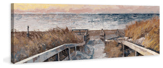 "Inviting Walkway" Painting Print on Wrapped Canvas, 15x5