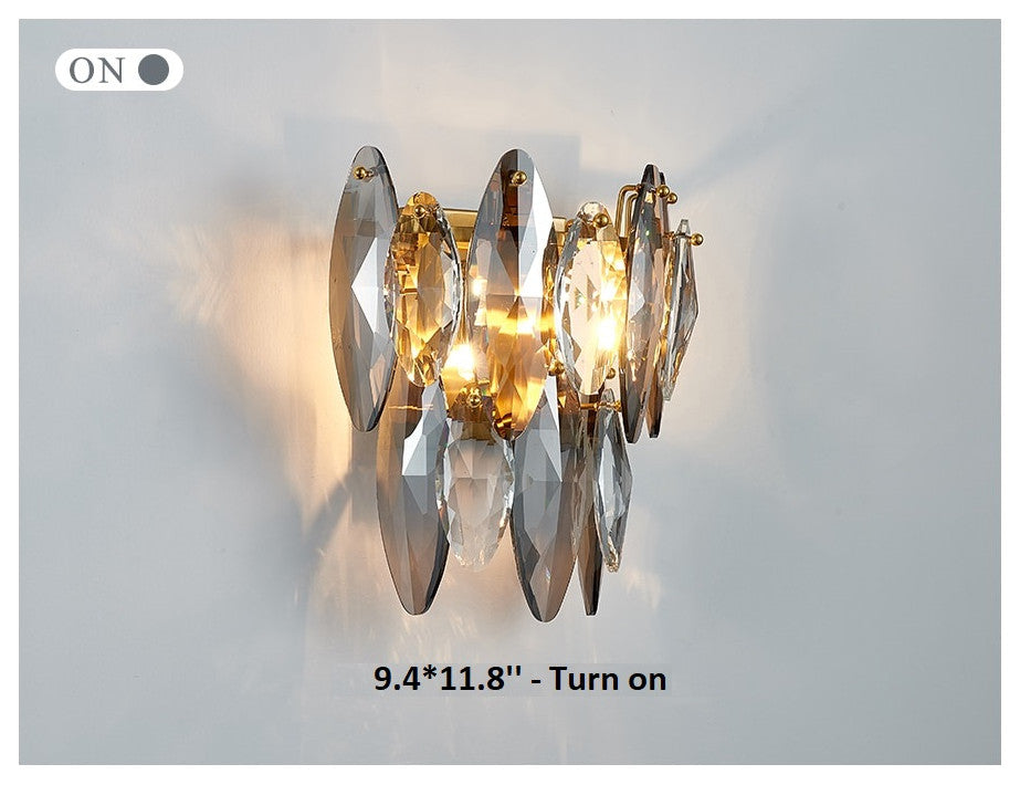 New LED Indoor home decor. Crystal lamp for living room