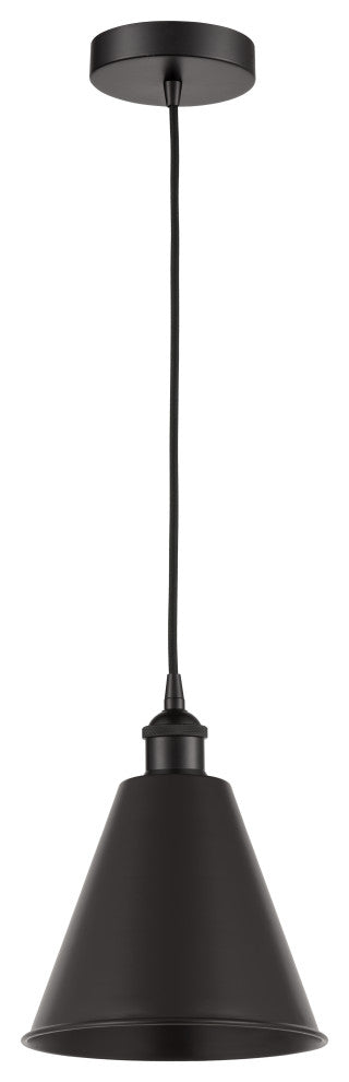 Innovations 616-1P-BK-MBC-8-BK-LED 1-Light Mini Pendant, Matte Black