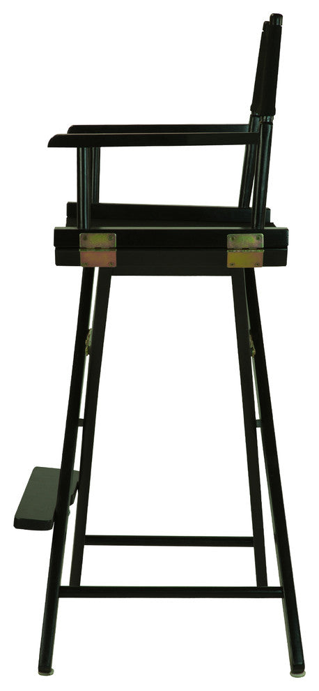 030" Director's Chair Black Frame-Black Canvas