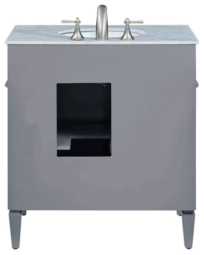 Elegant Lighting VF-1025 Park Ave 32" - Grey