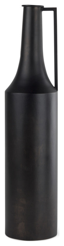 Aubrey Large 24.0H Black Iron Flower Vase