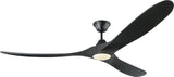 Maverick 70" LED Ceiling Fan Brushed Steel