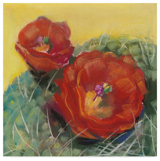 Carol Rowan 'Blooming Succulent I' Canvas Art