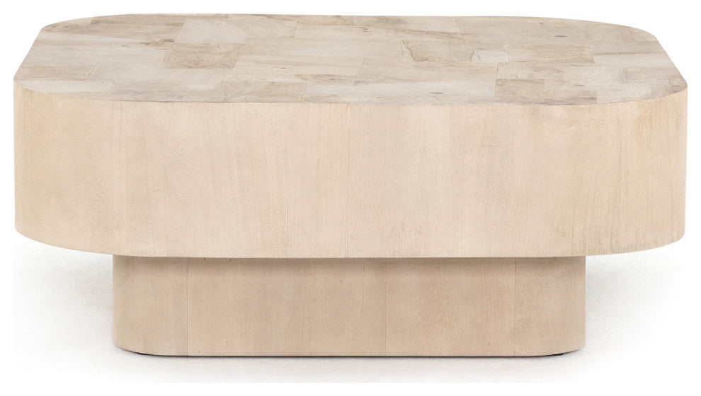 Blanco Coffee Table-Bleached Burl