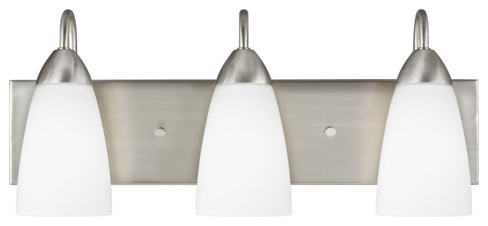 Generation Lighting 4420203 Seville 3 Light 21"W Vanity Light - Brushed Nickel