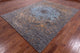 7' 11" X 10' 1" Modern Hand Knotted Wool and Silk Rug Q7062
