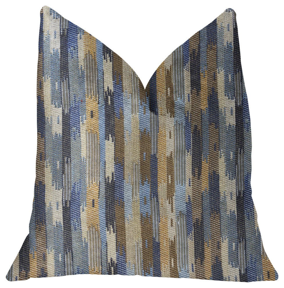 Hyde Park Multicolor Luxury Throw Pillow, 16"x16"