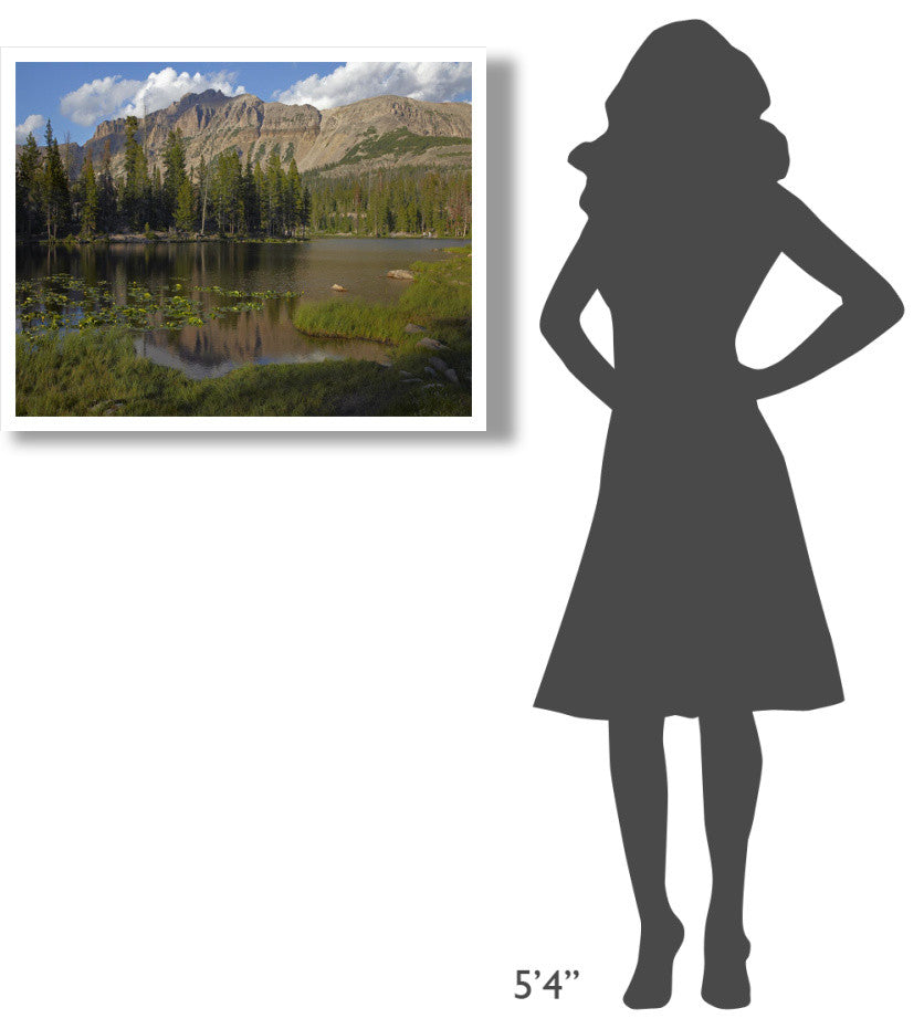 "Butterfly Lake, Uinta Range, Utah" Paper Print by Tim Fitzharris, 34"x26"