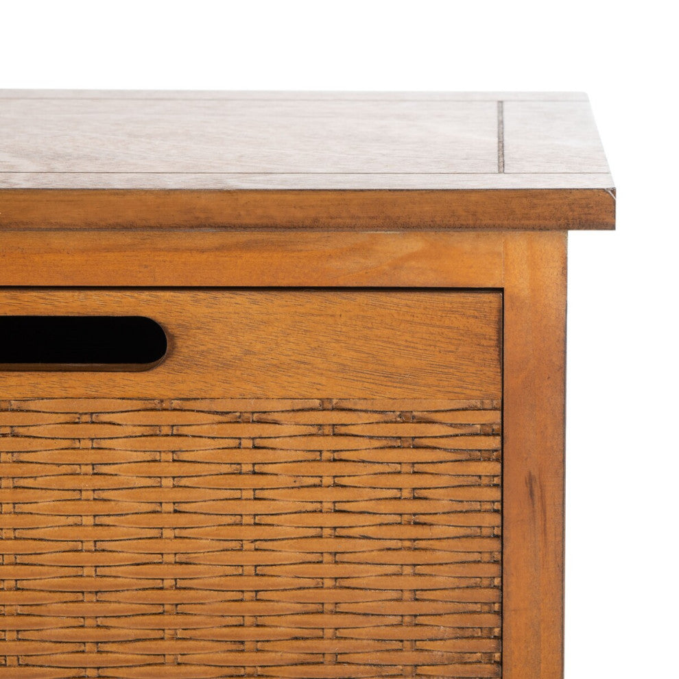 Safavieh Landers 6 Drawer Storage Unit, Honey