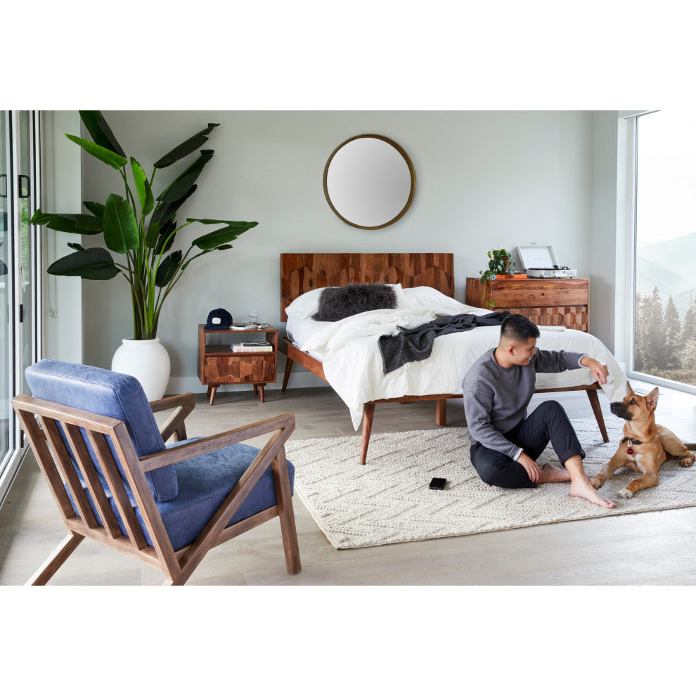 O2 Nightstand Brown