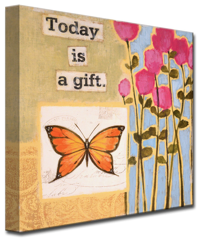 Canvas Art 'Happy Thoughts I' by Hope Hansen, 12"x12"