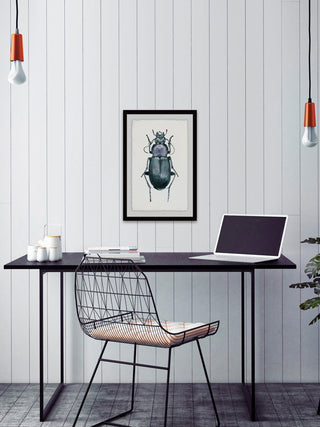 "Armored Bug" Framed Painting Print, 24"x36"