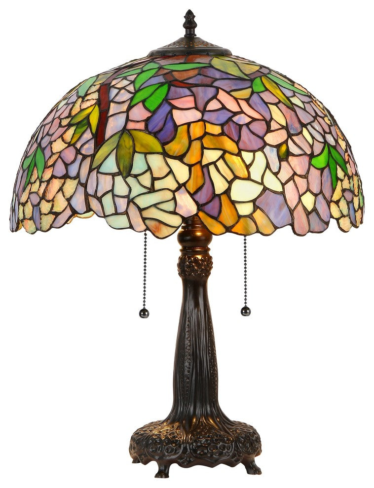 Phoebe 2-Light Wisteria Table Lamp