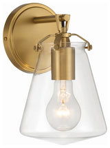 Crystorama Lighting Group VSS-7001 Voss 10" Tall Wall Sconce - Luxe Gold