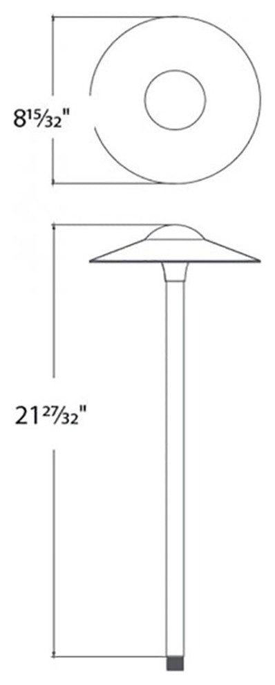 Canopy LED 12V Area-Light 2700K, Bronze