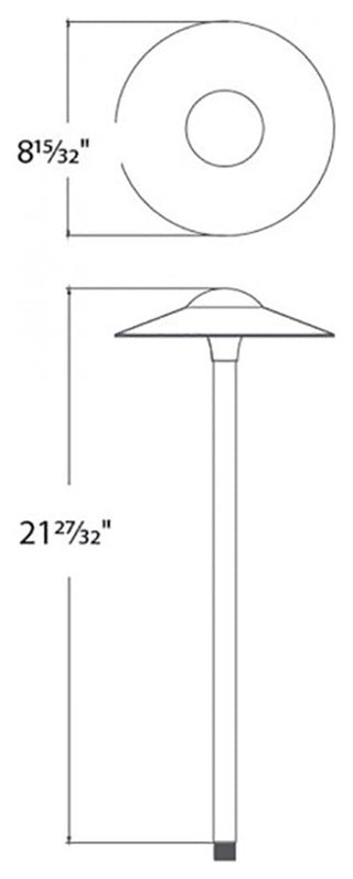 Canopy LED 12V Area-Light 2700K, Bronze