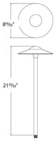 Canopy LED 12V Area-Light 2700K, Bronze