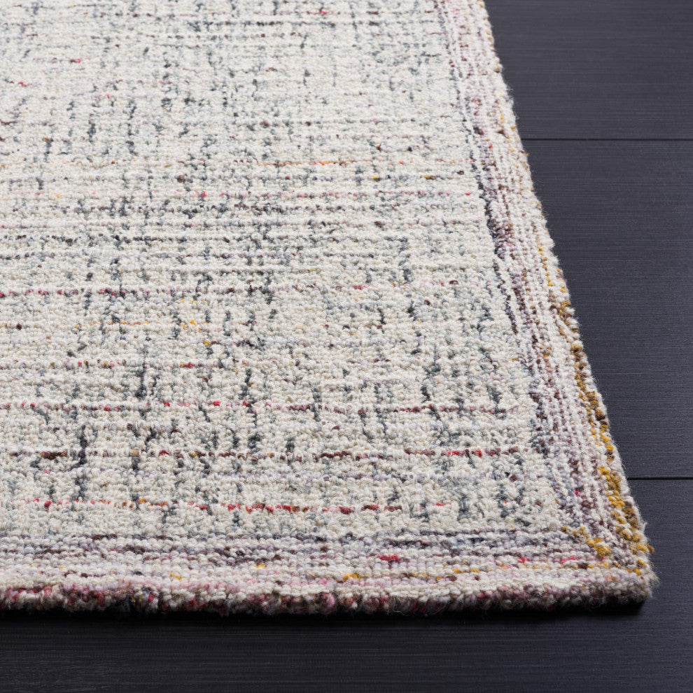 Safavieh Couture Abstract Collection, ABT467 Rug, Red/Ivory, 2'3"x8'