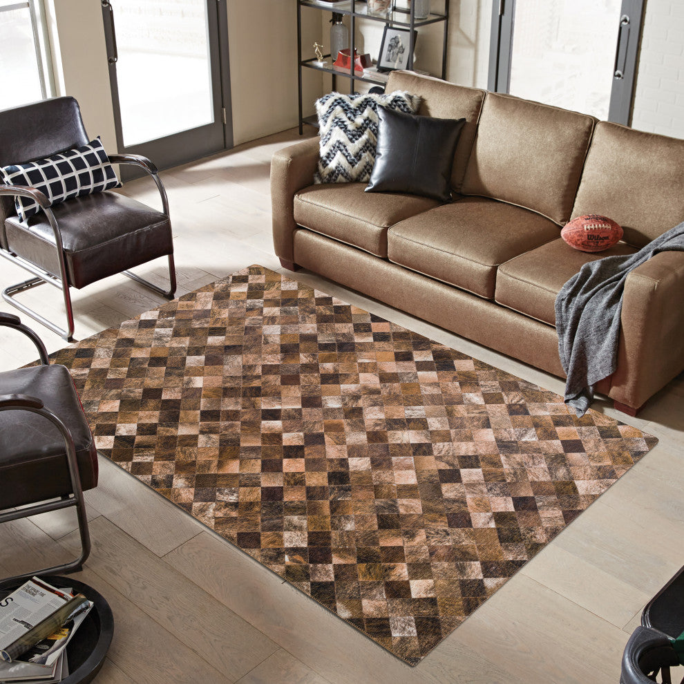 Indoor/Outdoor Stetson SS2 Bison Machine Washable 8' x 10' Rug