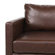 Dowd Mid Century Modern Faux Leather Club Chair, Dark Brown