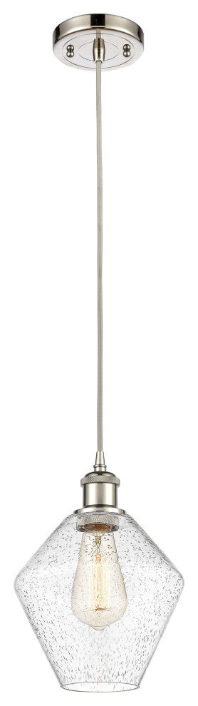 Innovations 516-1P-PN-G654-8-LED 1-Light Mini Pendant, Polished Nickel