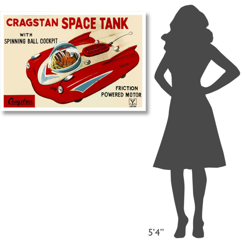 "Cragstan Space Tank" Digital Paper Print by Retrotrans, 42"x29"