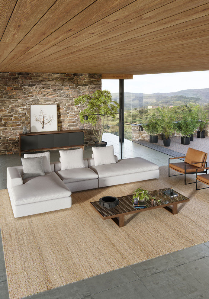 Lucerne Modular Chaise, Ashen Fabric, Ashen Fabric, Set12b-3pc