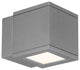 WAC Lighting Rubix LED Outdoor Up and Down Wall Light, Graphite