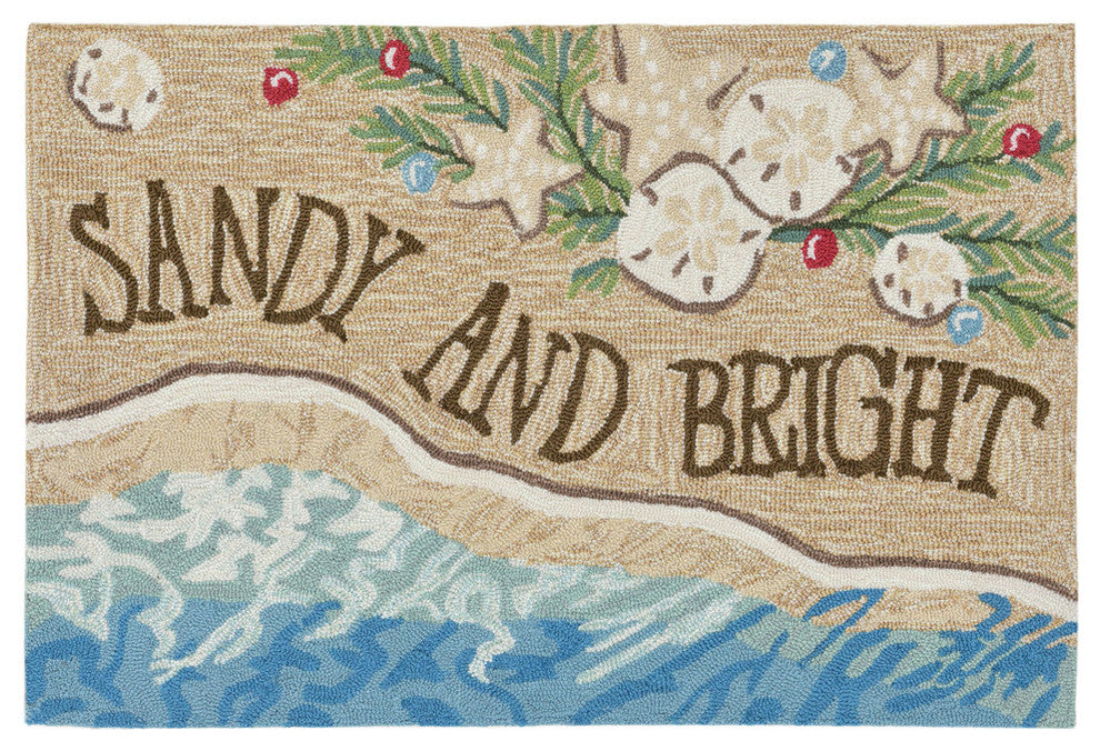 Frontporch Sandy & Bright Indoor/Outdoor Rug Sand 2'6x4'